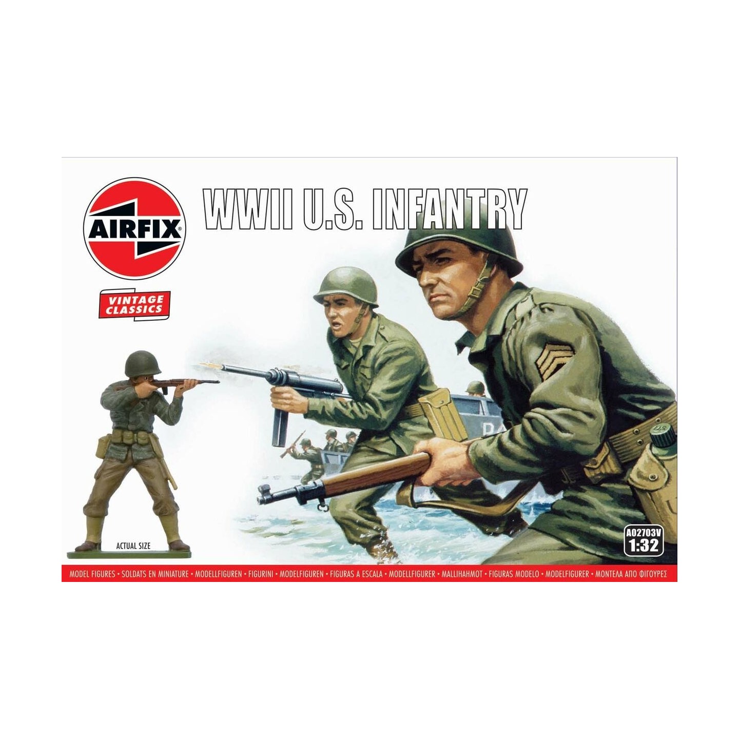 U.S. INFANTERY WWII AIRFIX 1/76