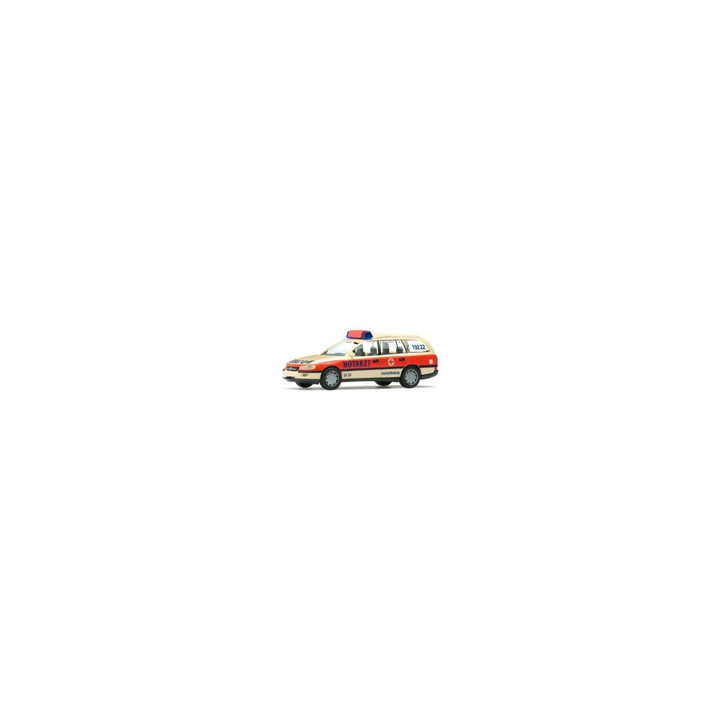 OPEL OMEGA B CARAVAN AMBULANCIA HERPA 1/87