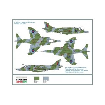 HARRIER GR.3 FAKLAND ITALERI 1/72