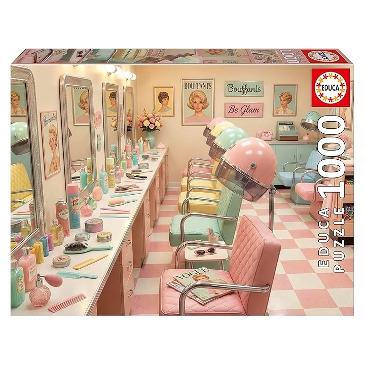 PUZZLE RETRO GLAM SALON 1000 PIEZAS EDUCA 20562