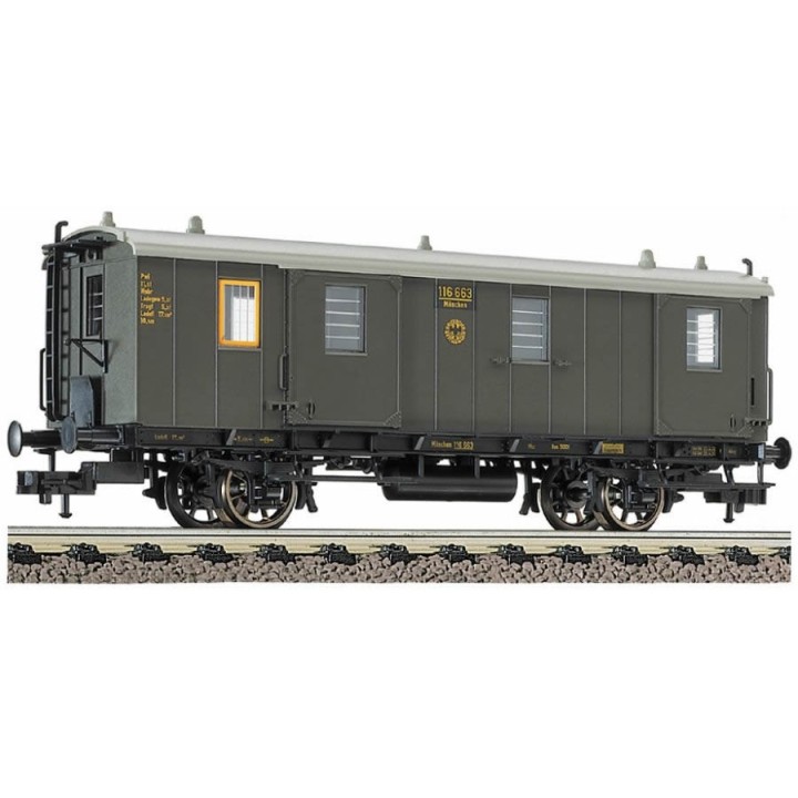 FURGON DE EQUIPAJES DGR FLEISCHMANN 5090 ESCALA H0