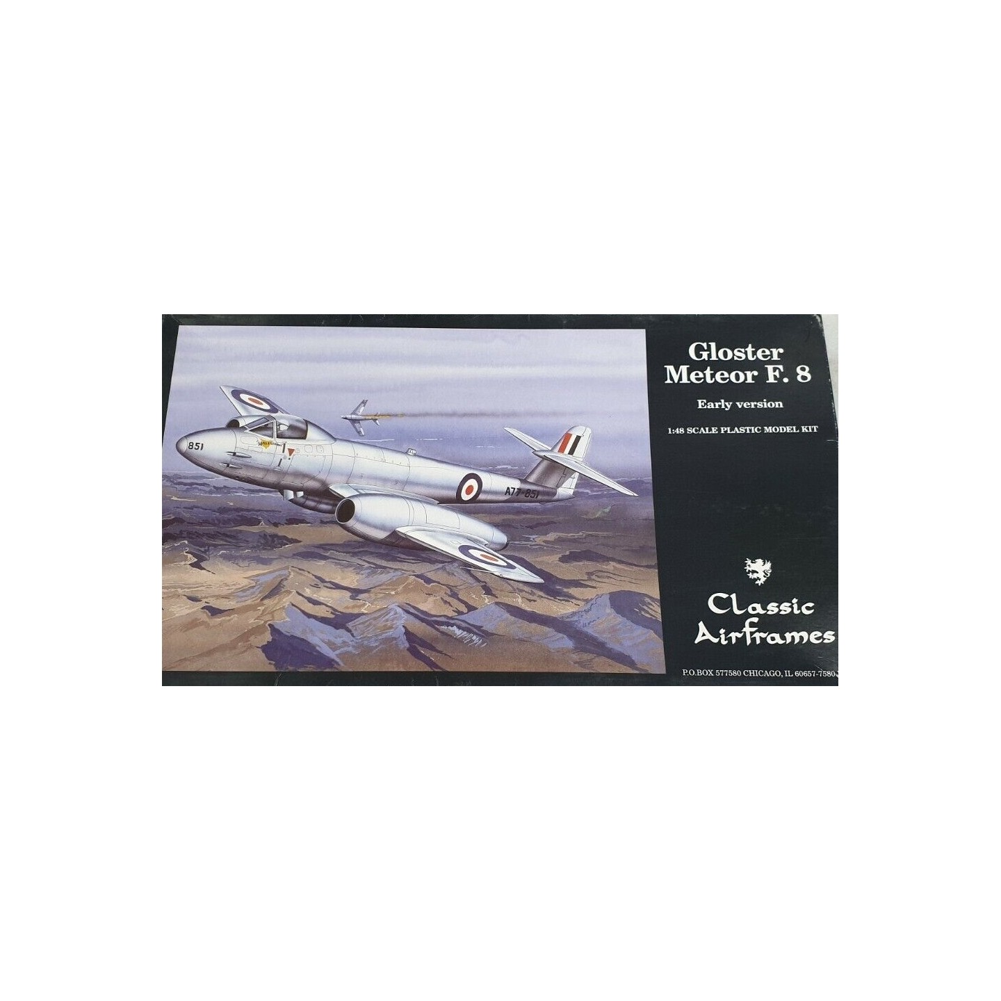GLOSTER METEOR F.8 EARLY VERSION" CLASSIC AIRFRAMES 1/48"