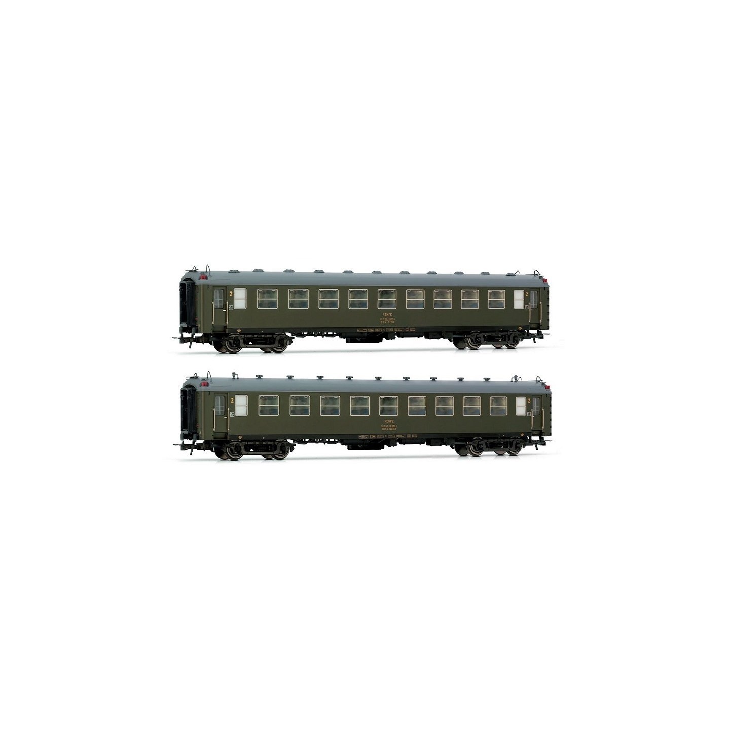 SET 2 COCHES 5000 RENFE ELECTROTREN HE4038 ESCALA H0