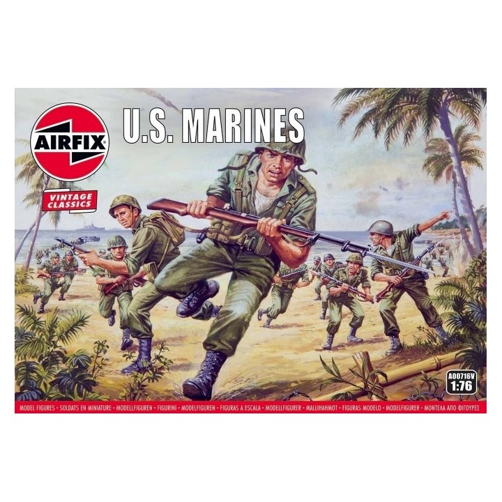 U.S. MARINES WWII AIRFIX 1/76