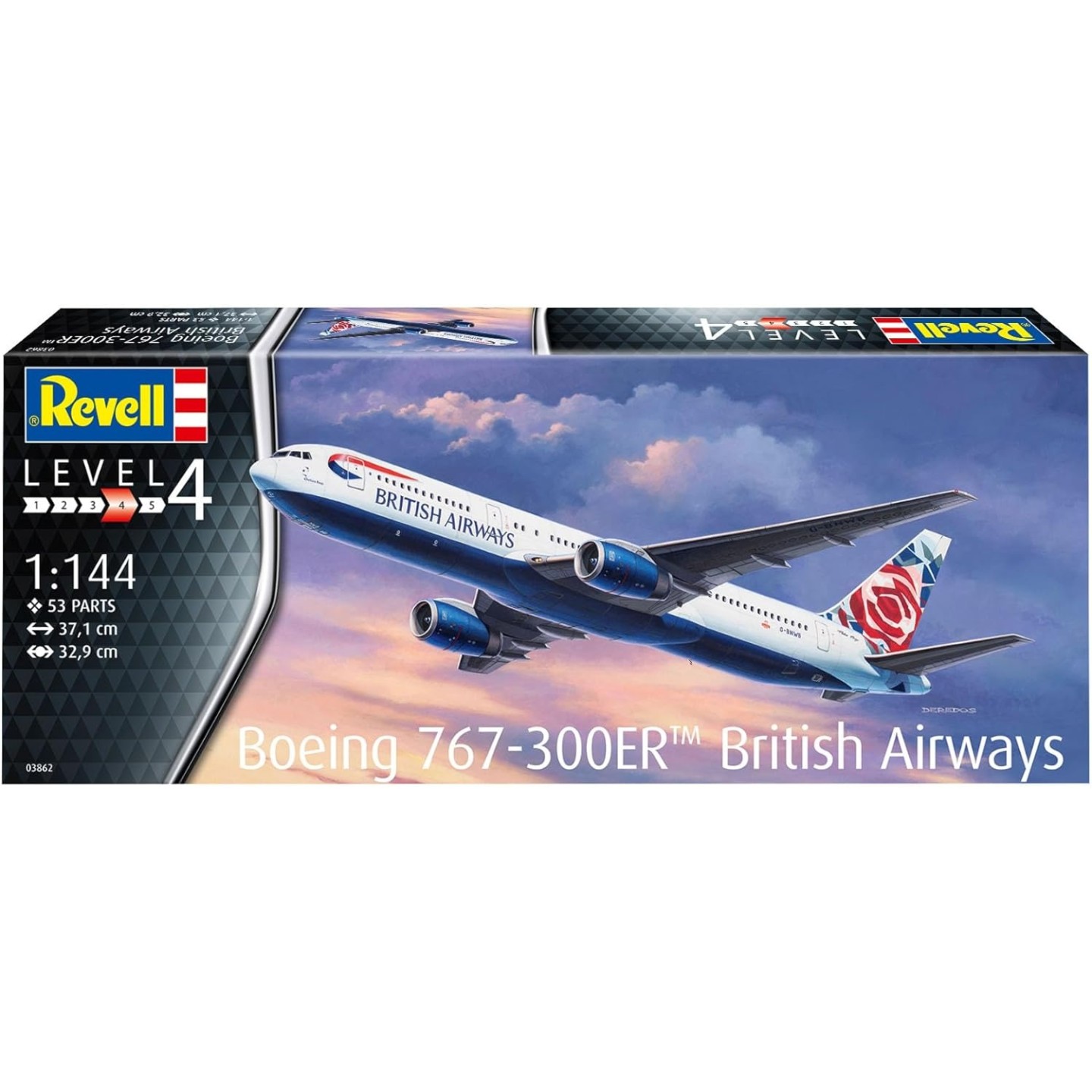 BOEING 767-300ER BRITISH AIRWAYS REVELL 1/144
