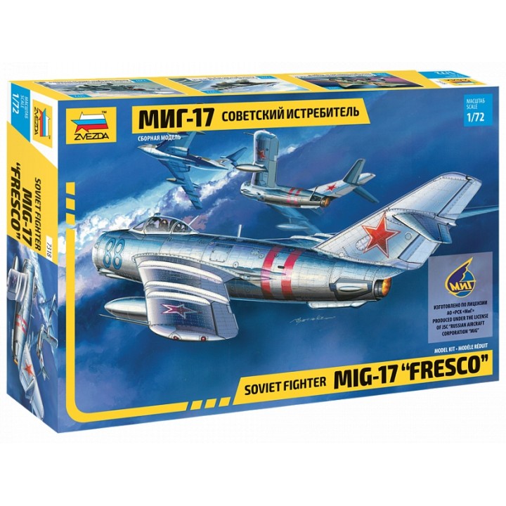 MIG-17 FRESCO" ZVEZDA 7318 ESCALA 1/72"