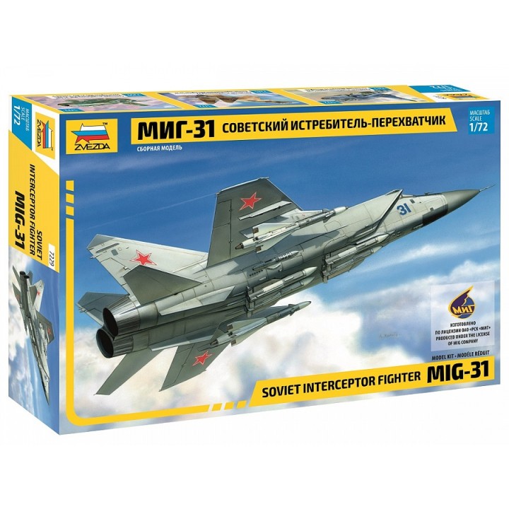 MIG-31 SOVIETICO ZVEZDA 7229 ESCALA 1/72
