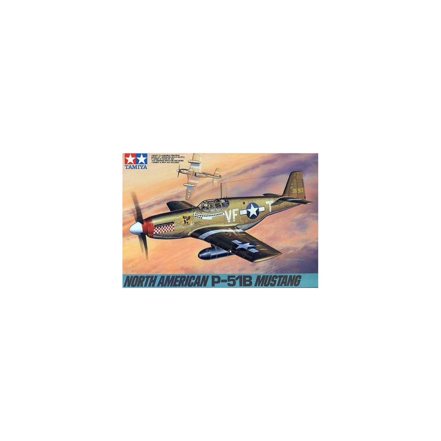 P-51B MUSTANG TAMIYA 61042 ESCALA 1/48