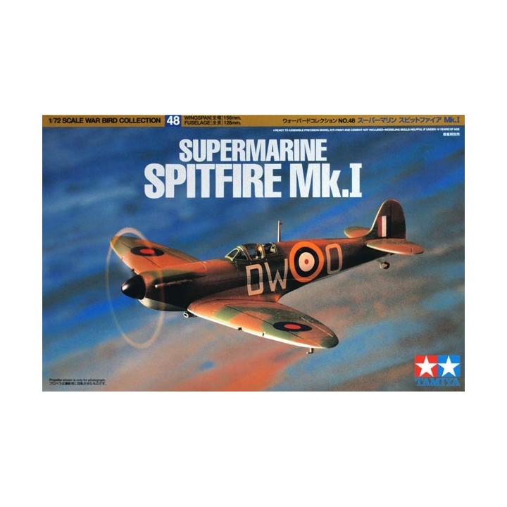 SUPERMARINE SPITFIRE Mk.I TAMIYA 60748 ESCALA 1/72