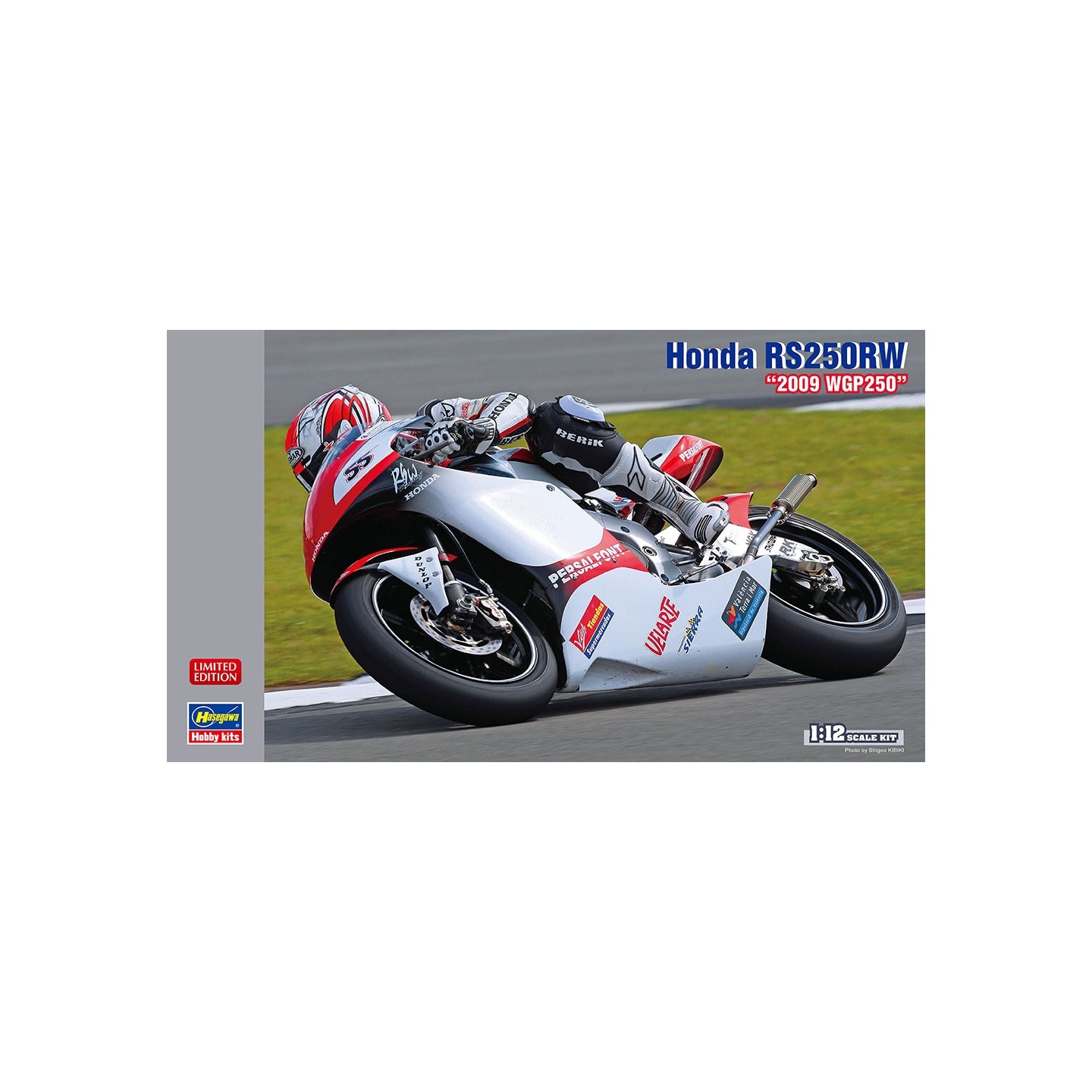 HONDA RS250RW 2009 WGP250" HASEGAWA 21742 ESCALA 1/12"