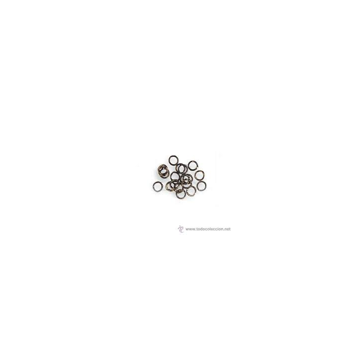 ANILLAS DE LATON PAVONADO 2MM