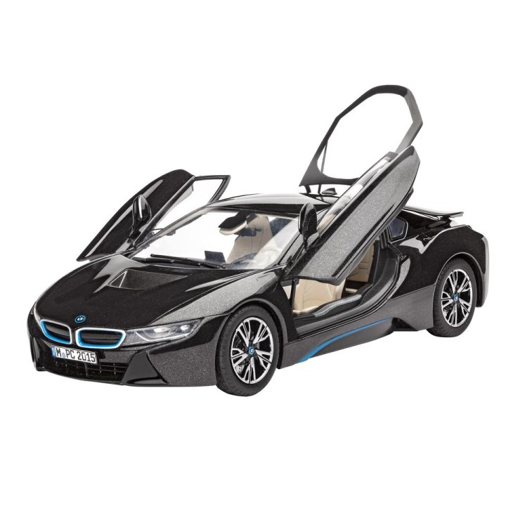BMW i8 NEGRO REVELL 07008 ESCALA 1/24