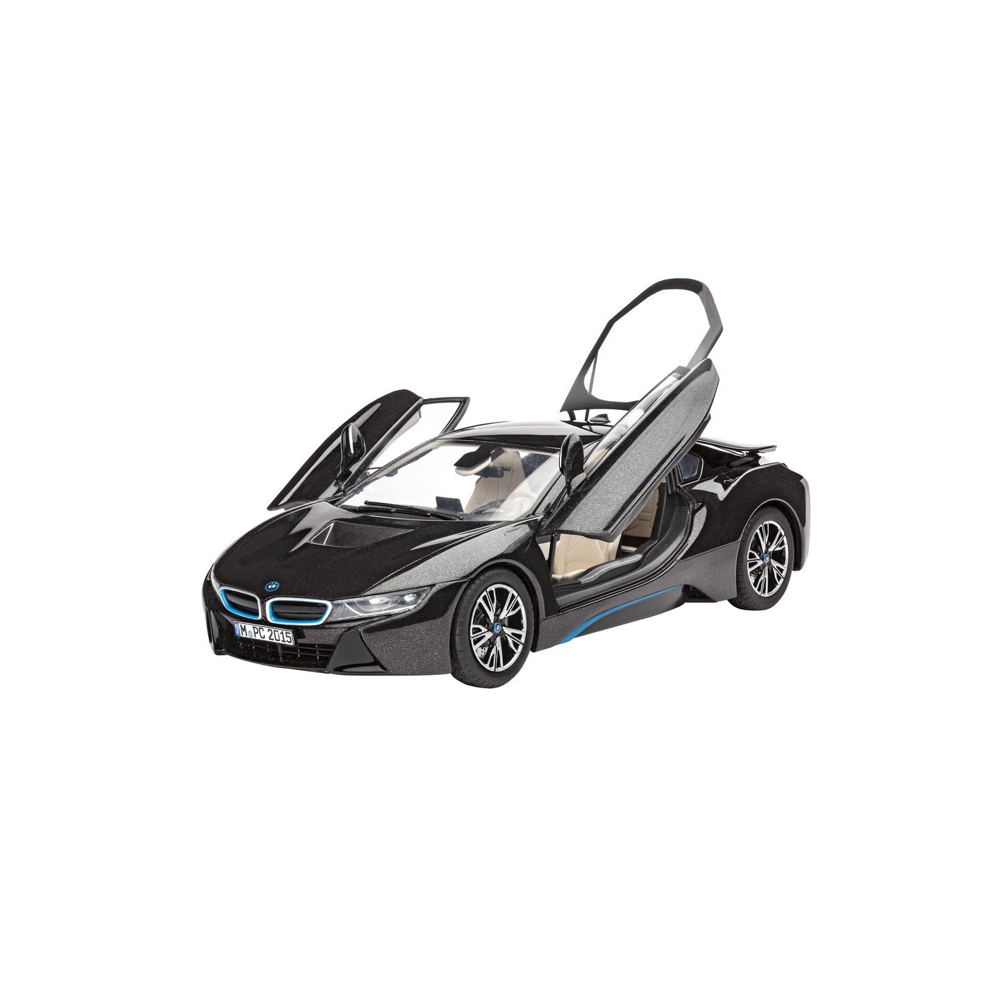 BMW i8 NEGRO REVELL 07008 ESCALA 1/24