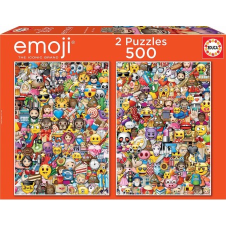 PUZZLE EMOJI  2X500 EDUCA 17992