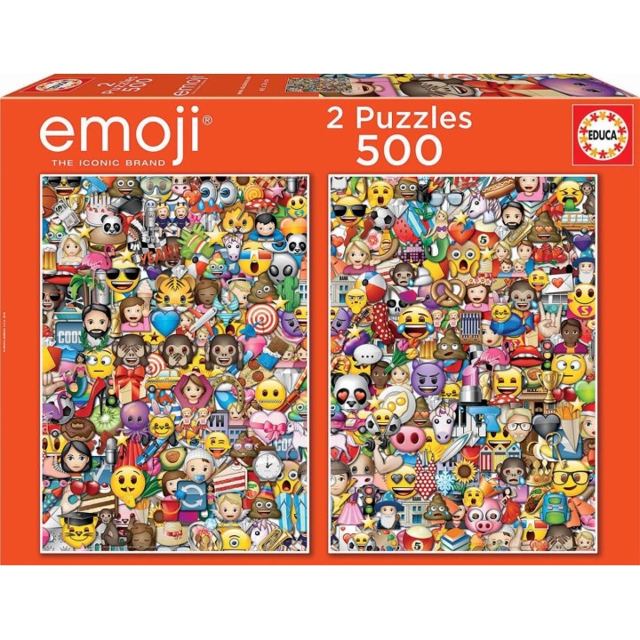PUZZLE EMOJI  2X500 EDUCA 17992