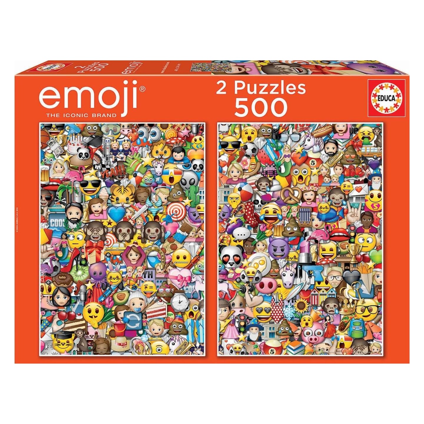 PUZZLE EMOJI  2X500 EDUCA 17992