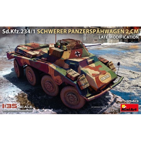 TANQUE SD.KFZ234/1 220mm MINIART 35413 ESCALA 1/35