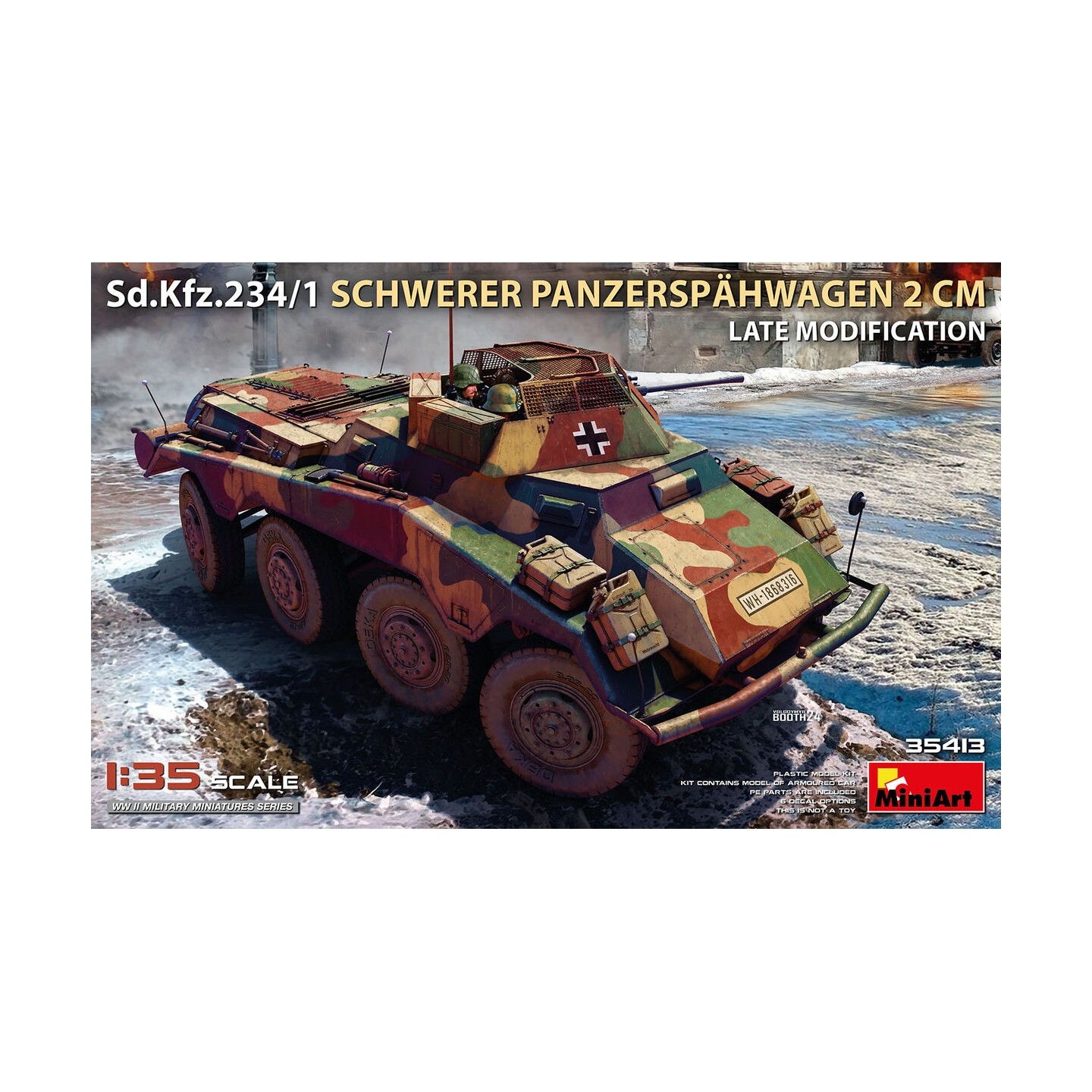 TANQUE SD.KFZ234/1 220mm MINIART 35413 ESCALA 1/35