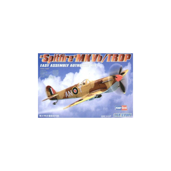 SPITFIRE MK.VB TROP HOBBY BOSS 1/72