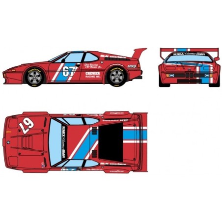 BMW M1 ROJO SCALEXTRIC ADVANCE  1/32  E10452S300