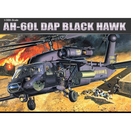 HELICOPTERO AH-60L DAP BLACK HAWK ACADEMY 1/35