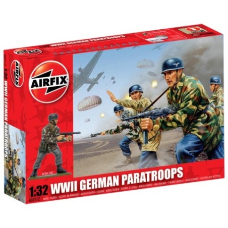 GERMAN PARATROOPS WWII AIRFIX 1/76