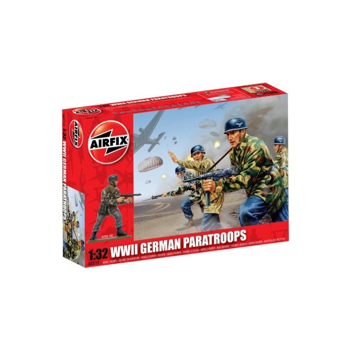 GERMAN PARATROOPS WWII AIRFIX 1/76