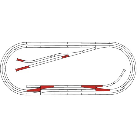SET VIAS E ROCO 42013 ESCALA  H0