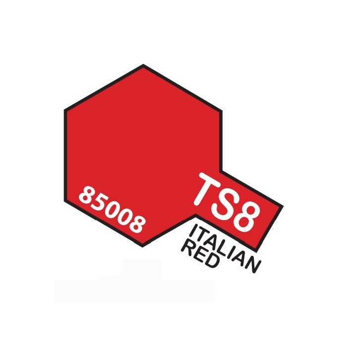 SPRAY ROJO ITALIANO TS-8 TAMIYA 85008