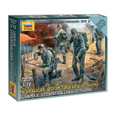 INGENIEROS ALEMANES WWII ZVEZDA 6110 ESCALA 1/72