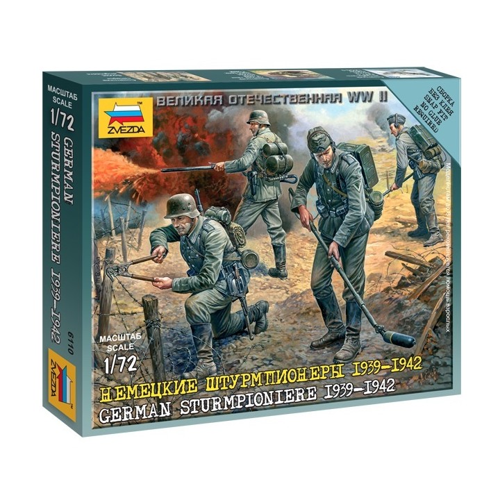 INGENIEROS ALEMANES WWII ZVEZDA 6110 ESCALA 1/72