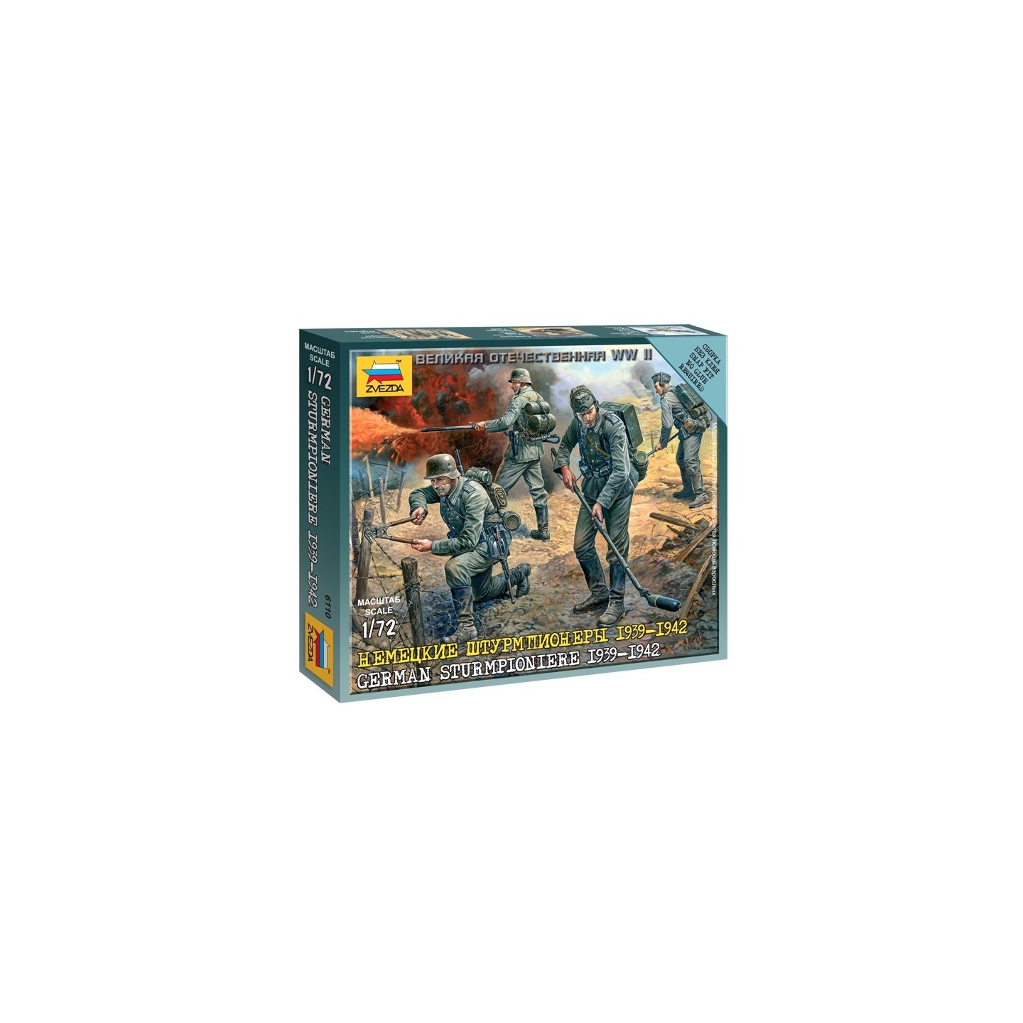 INGENIEROS ALEMANES WWII ZVEZDA 6110 ESCALA 1/72