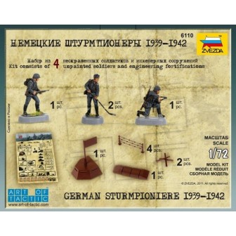 INGENIEROS ALEMANES WWII ZVEZDA 6110 ESCALA 1/72