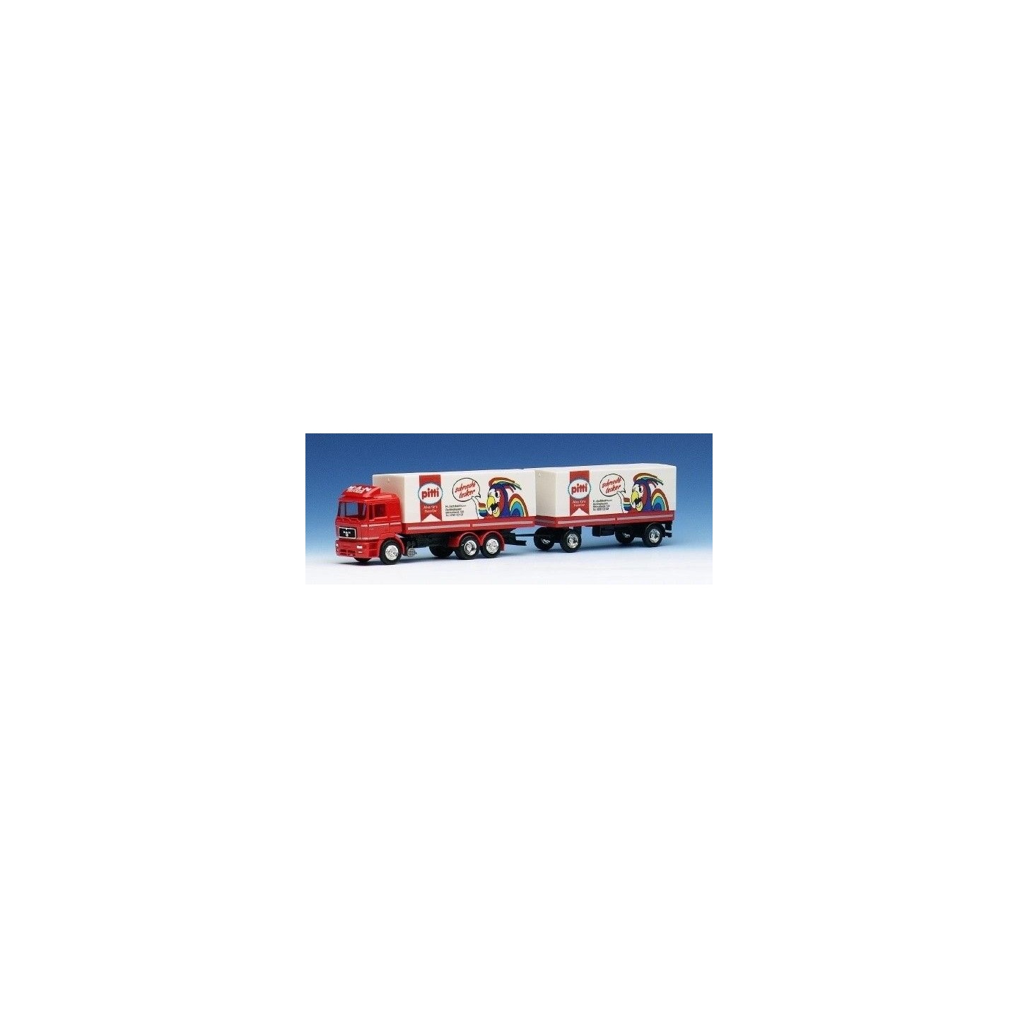 CAMION REMOLQUE MAN F2000 PITTI" HERPA H0"