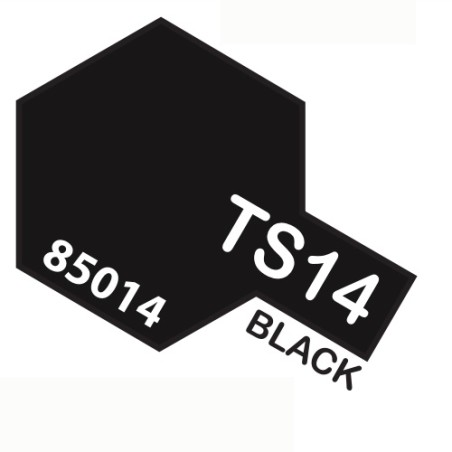 SPRAY NEGRO BRILLANTE TS-14 TAMIYA 85014
