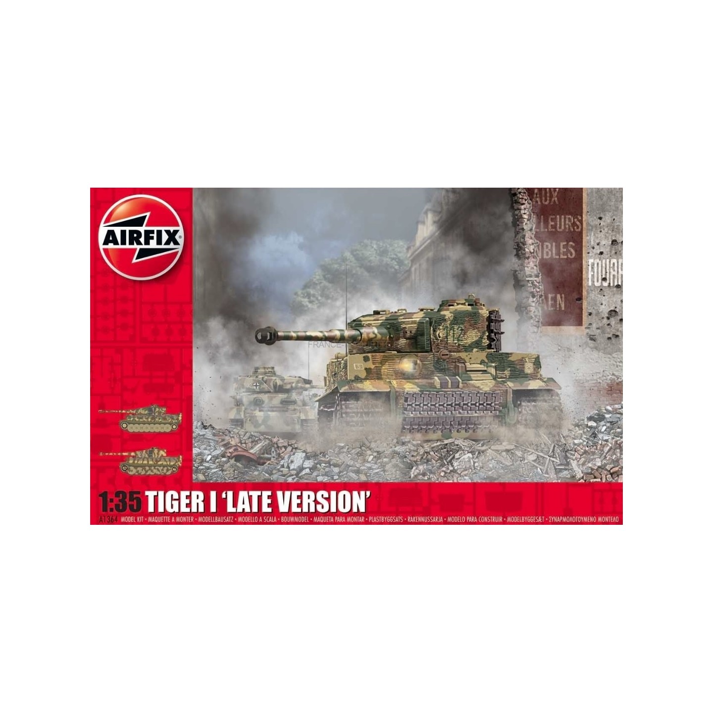 TIGER I LATE VERSION" AIRFIX 1/35"