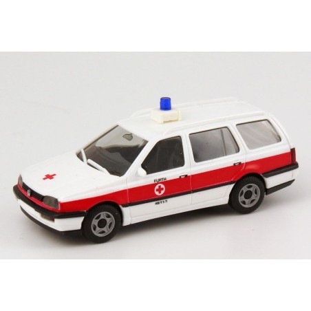 VOLKSWAGEN GOLF GL VARIANT NOTARZT HERPA 1/87