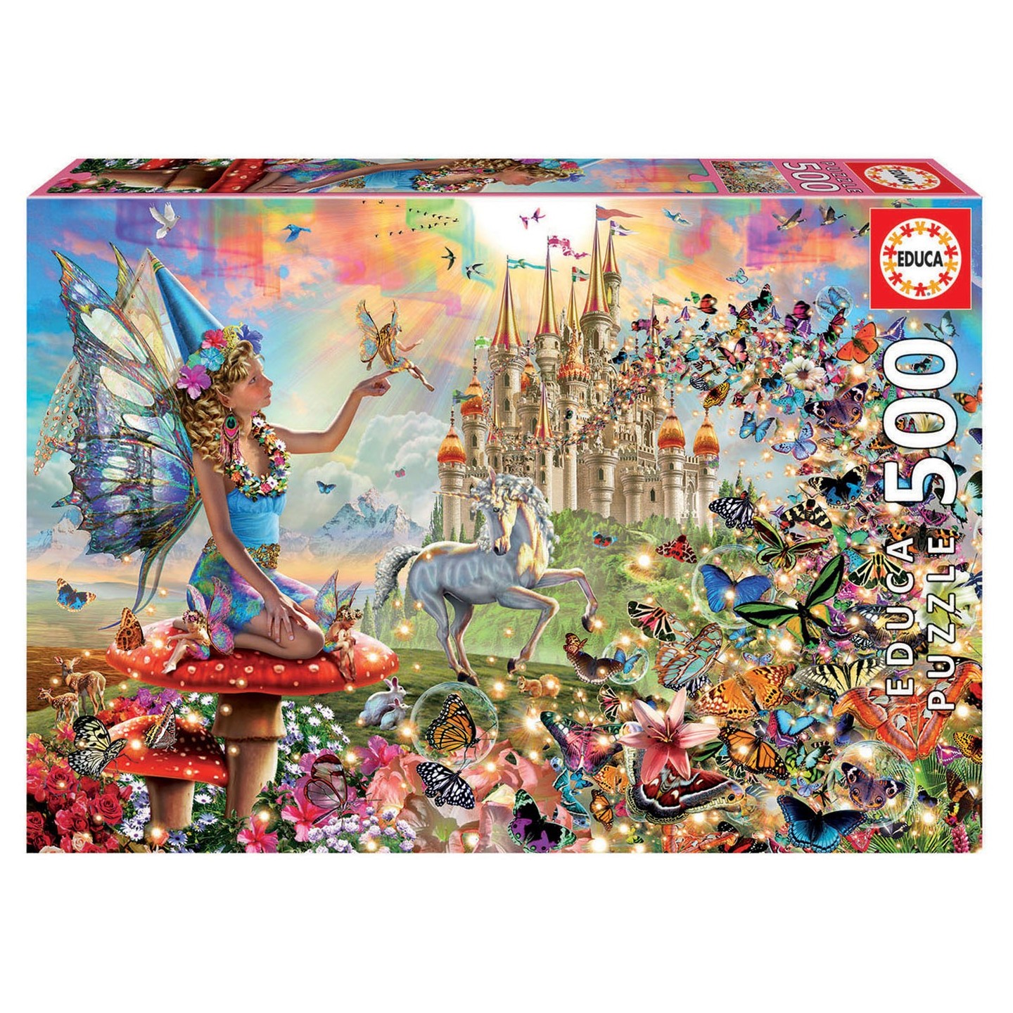 PUZZLE HADAS Y MARIPOSAS 500 EDUCA 19247