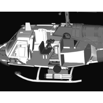 UH-1F HUEY HOBBY BOSS 1/72