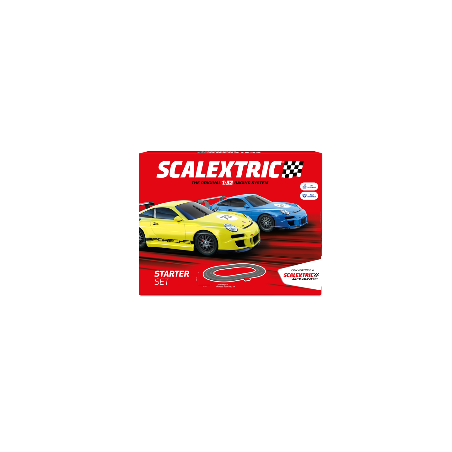 CIRCUITO PORSCHE 911 SCALEXTRIC ORIGINAL U10476S500 1/32