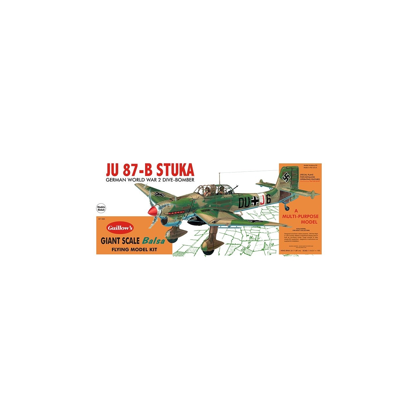 JU 87-B STUKA GUILLOW´S 1/16