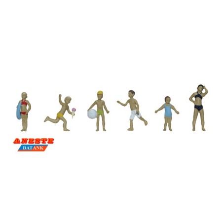NIÑOS EN LA PLAYA ANESTE 4051 ESCALA H0