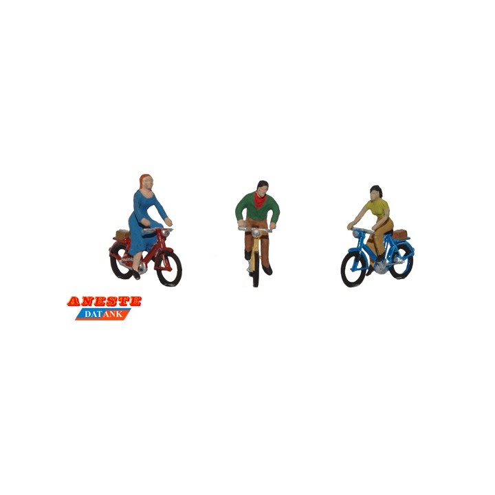 GENTE EN BICI ANESTE 4081 ESCALA H0