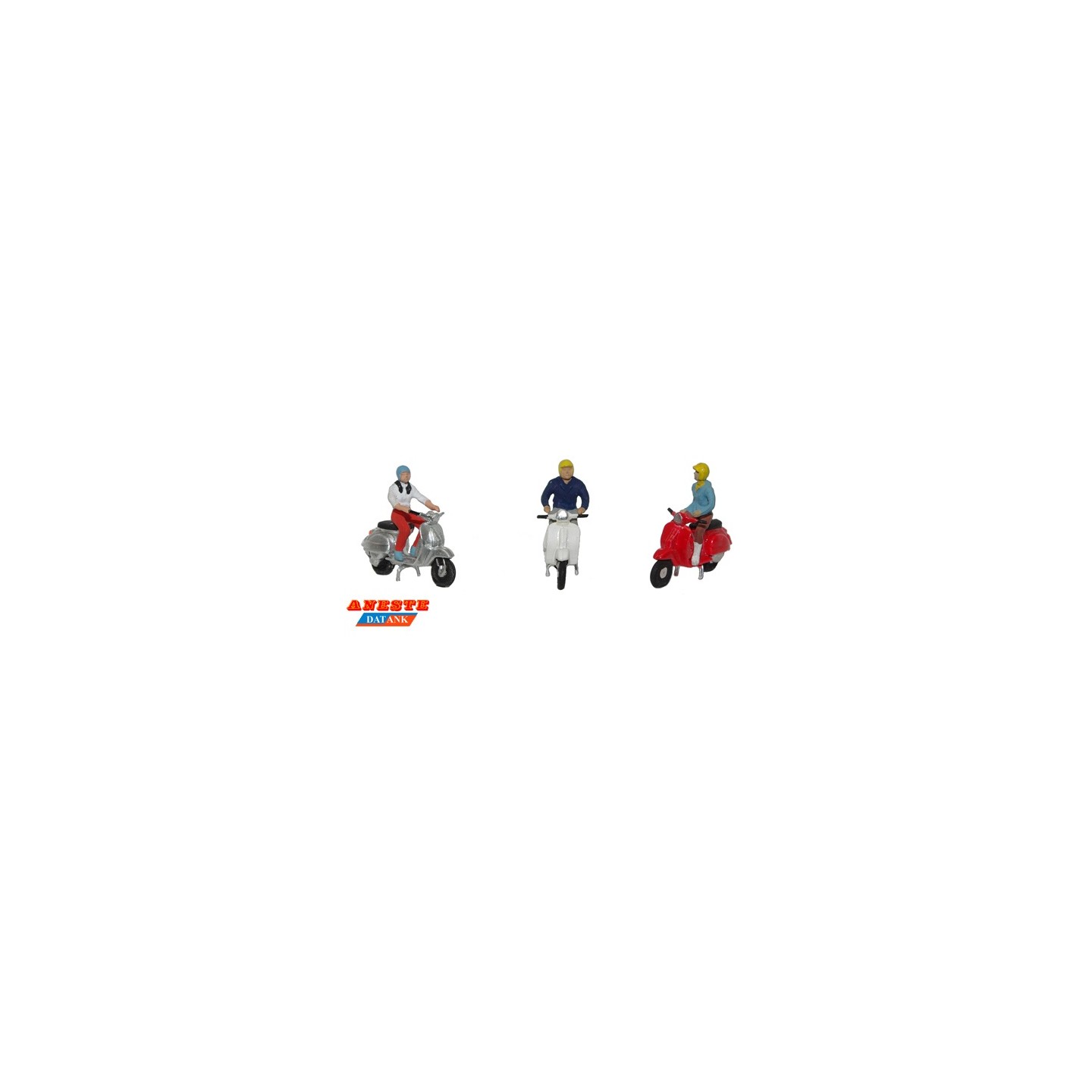 CHICOS EN VESPA ANESTE 4086 ESCALA H0