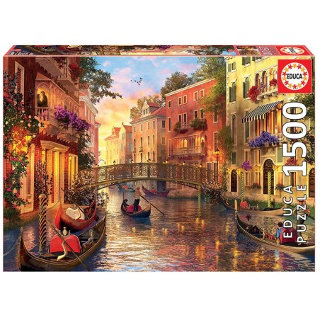 PUZZLE ATARDECER EN VENECIA 1500 EDUCA 17124