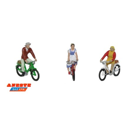 PERSONAS EN BICI II ANESTE 4088 ESCALA H0