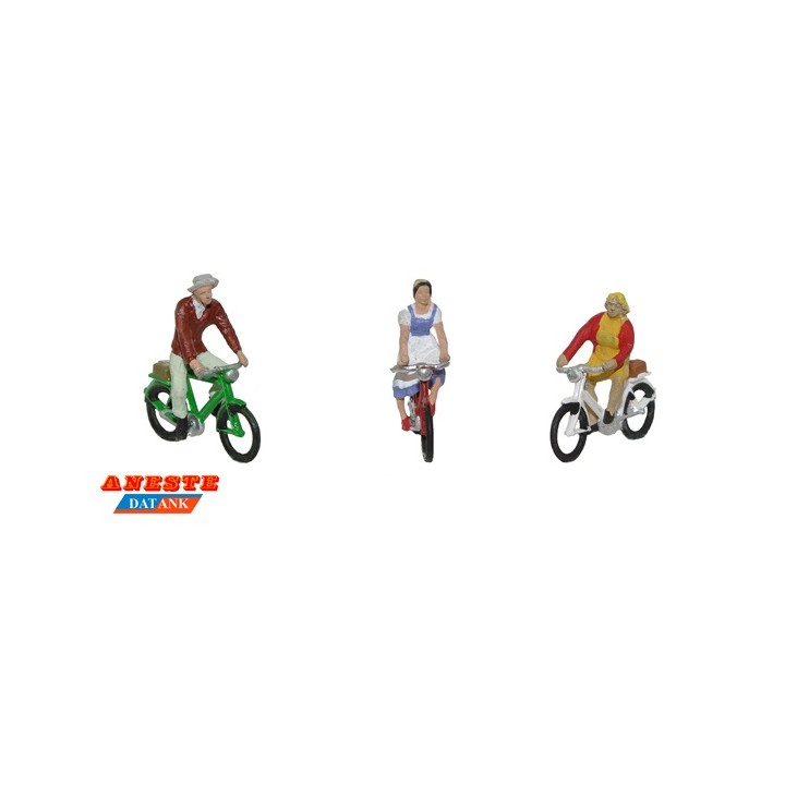 PERSONAS EN BICI II ANESTE 4088 ESCALA H0