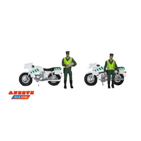 GUARDIA CIVIL MOTORISTAS SANCIONANDO ANESTE 4215 ESCALA H0