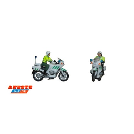 GUARDIA CIVIL TRAFICO MOTORISTAS CIRCULANDO ANESTE 4240 ESCALA  H0