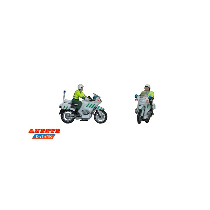 GUARDIA CIVIL TRAFICO MOTORISTAS CIRCULANDO ANESTE 4240 ESCALA  H0